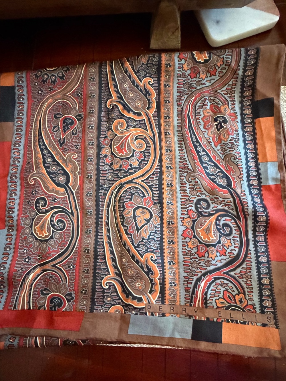 Vintage Perry Ellis silk scarve